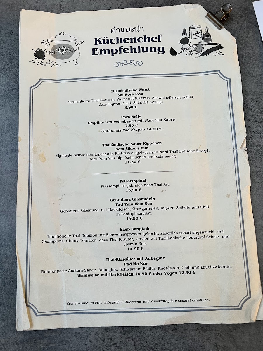 Bangkok Bites Menu - Image 6